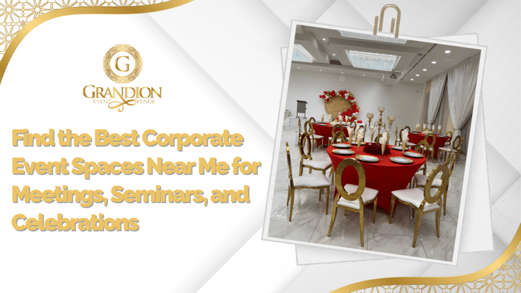 Discover the best corporate event spaces near you for meetings, seminars, and celebrations.
